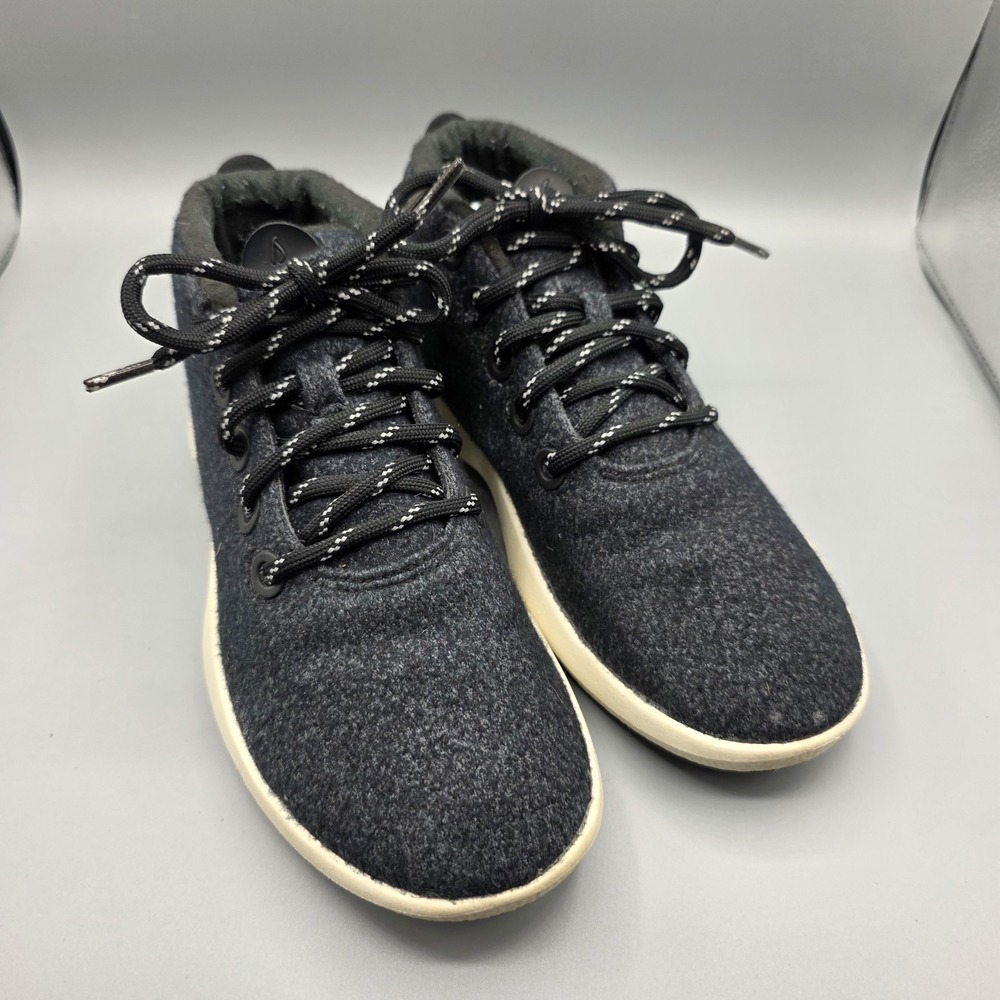 Allbirds Wool Runner‎ Up Mizzle Shoes Womens Gray Merino Wool Sneakers High Top
